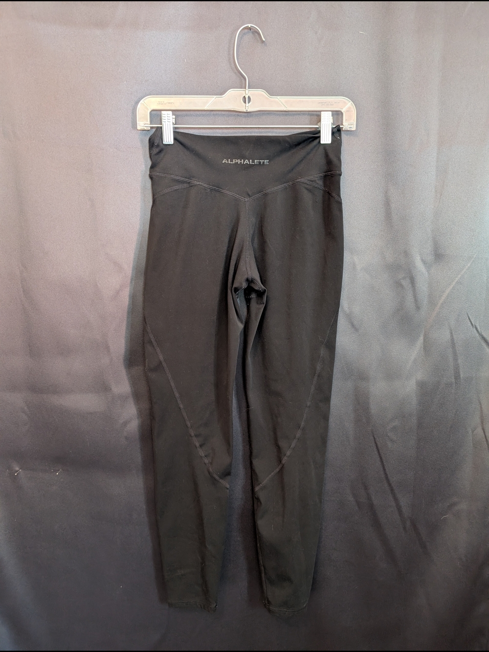 Alphalete Black High-Rise Leggings Workout Gym Butt Lifting Contour Comfy